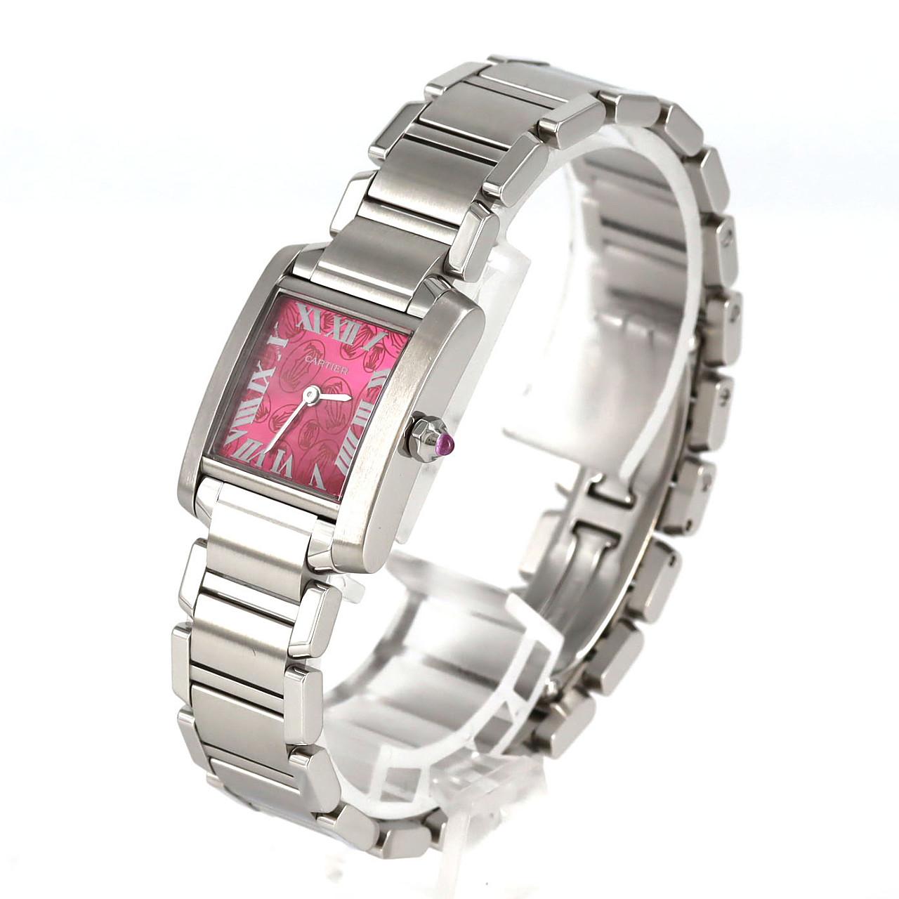 カルティエ タンクフランセーズSM･2006'Xmas LIMITED W51030Q3 SS クォーツ