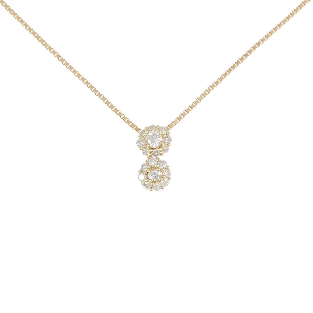 K18YG ダイヤモンド ネックレス 0.51CT