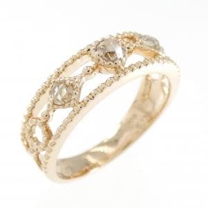 K18PG ダイヤモンド リング 0.11CT