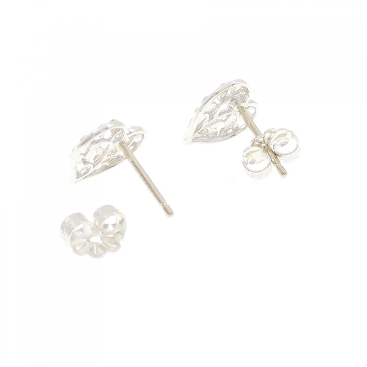 ティファニー オリーブリーフ ハート ピアス