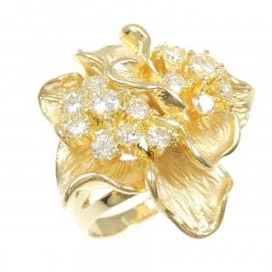 K18YG ダイヤモンド リング 1.30CT