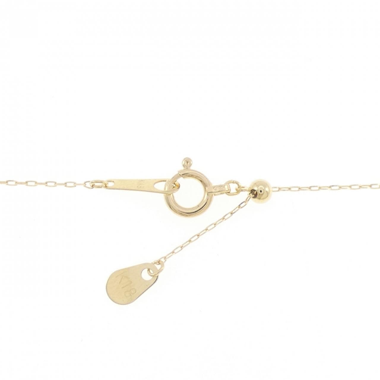 K18YG ダイヤモンド ネックレス 0.03CT