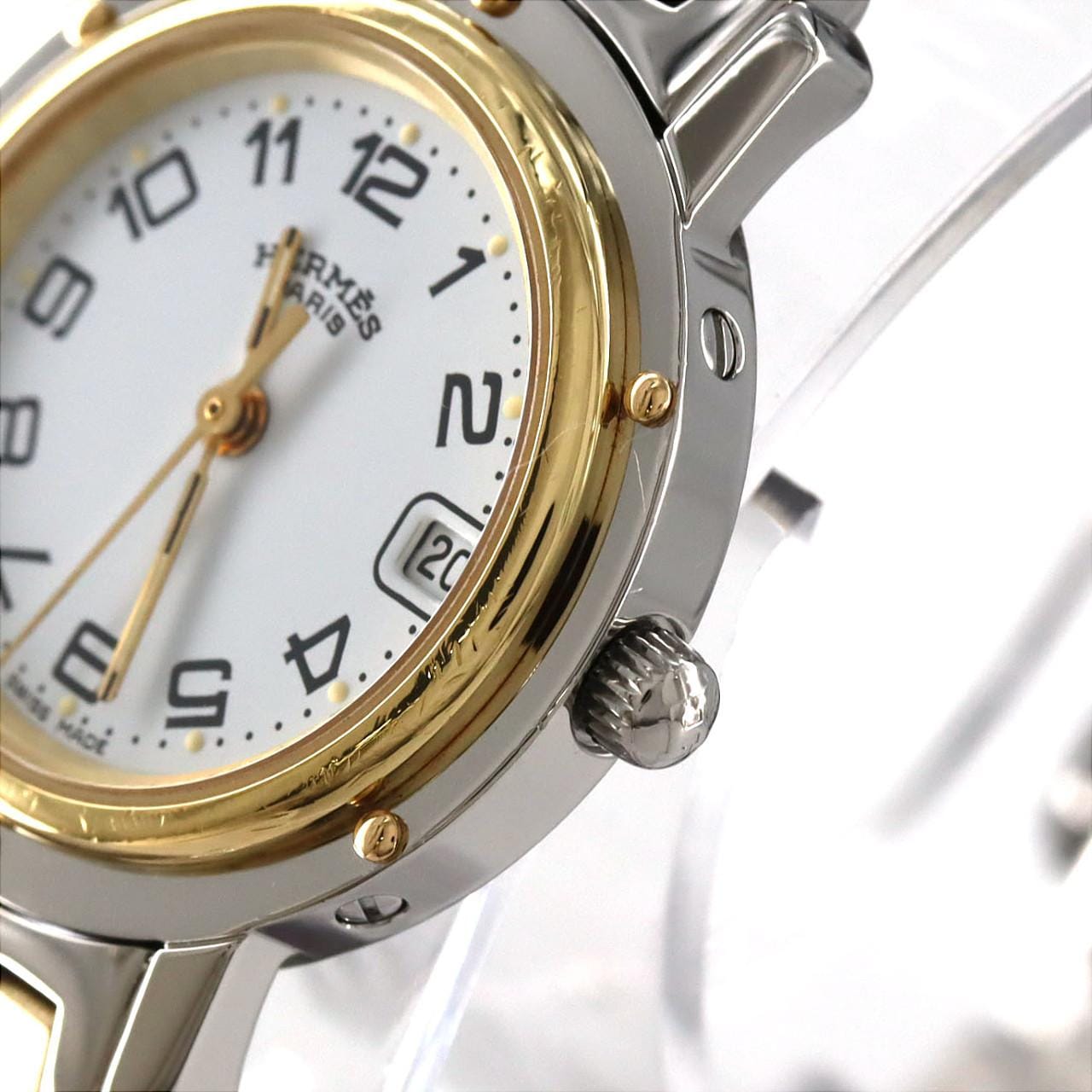 エルメス クリッパー コンビ CL4.220 SSxGP クォーツ