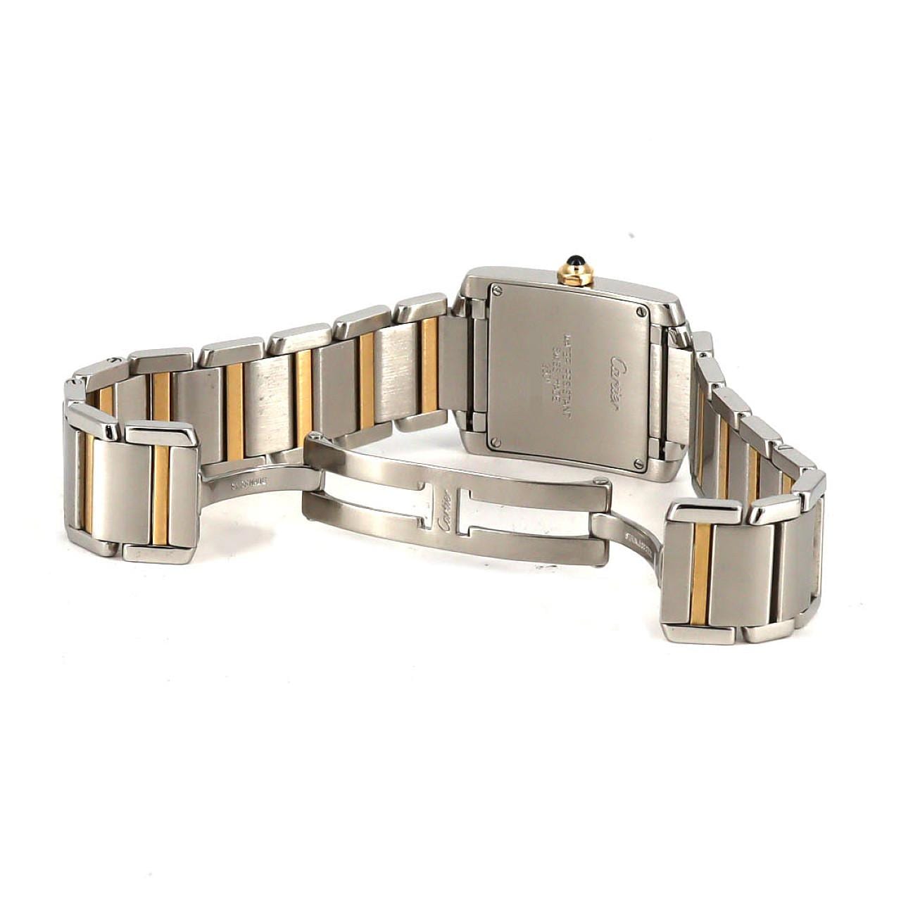 カルティエ タンクフランセーズMM コンビ W51006Q4 SSxYG クォーツ