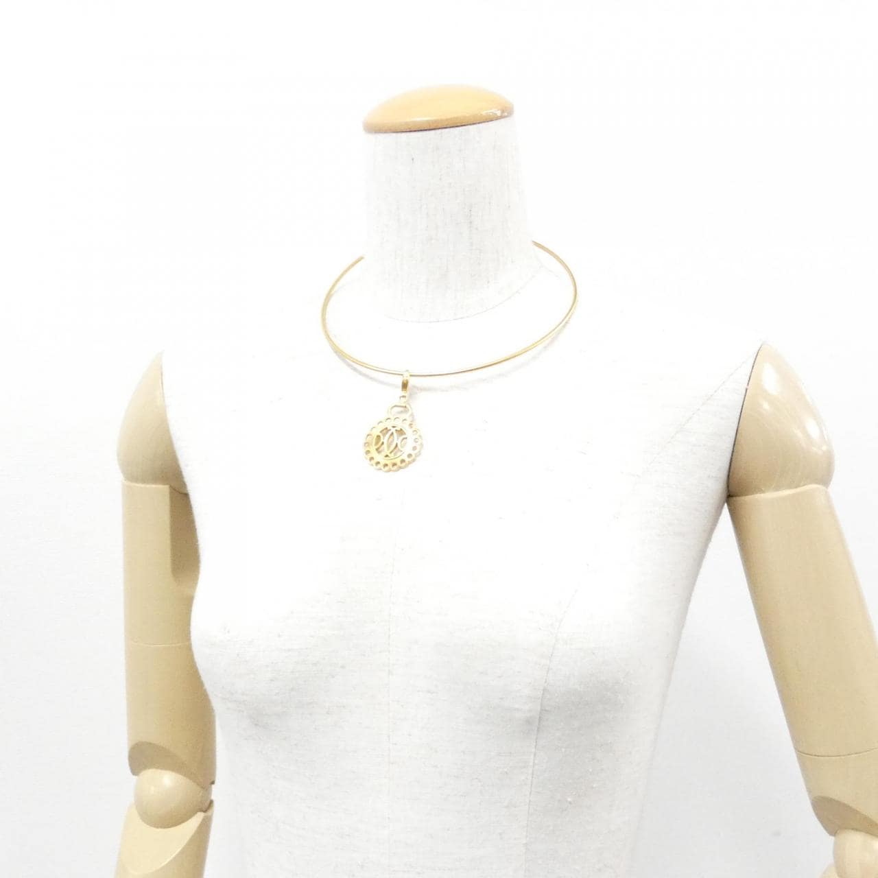 【ヴィンテージ】エルメス BIJOUTERIE FANTAISIE 925561DI ネックレス