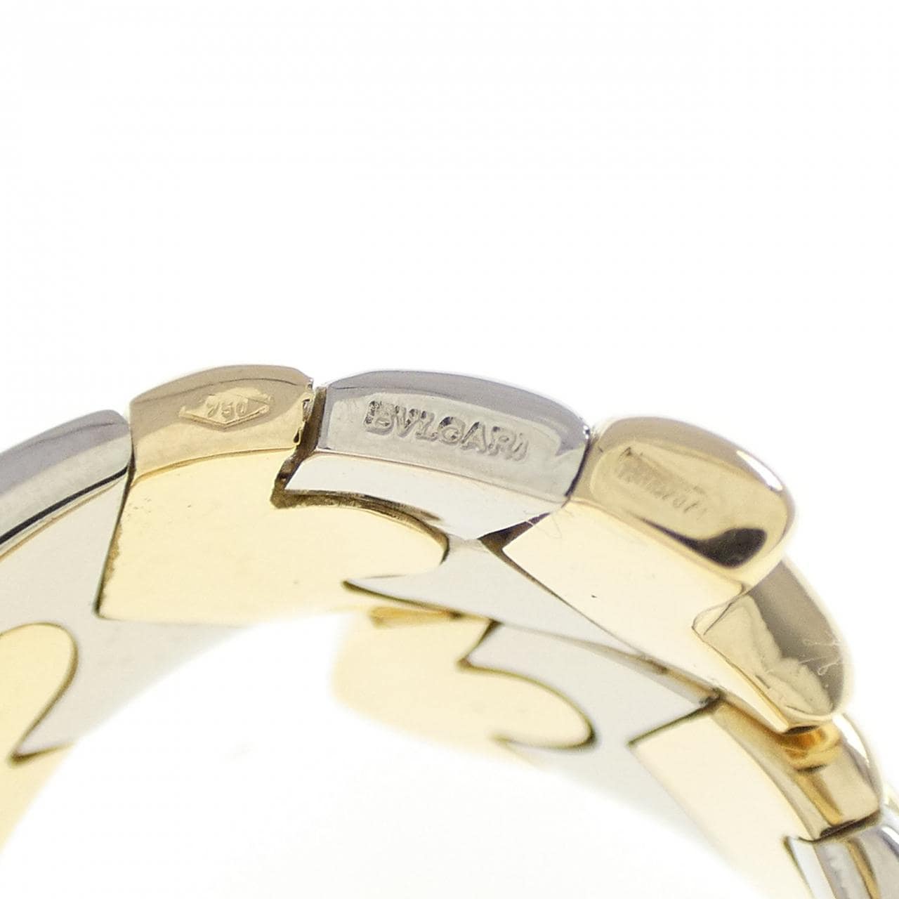 ブルガリ 750YG/750WG リング