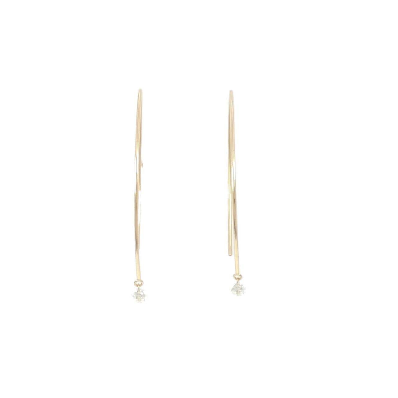 アーカー ベアリーフ ピアス 0.12CT