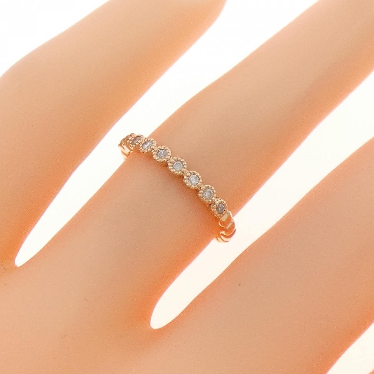 アガット ダイヤモンド リング 0.07CT