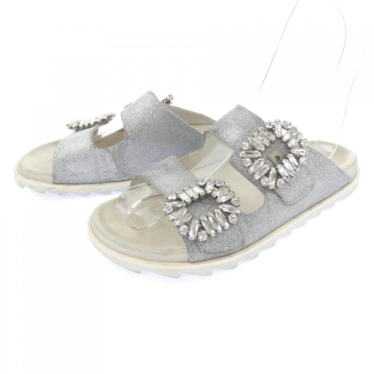 ロジェヴィヴィエ ROGER VIVIER スライディー ヴィヴ レザー サンダル サンダル