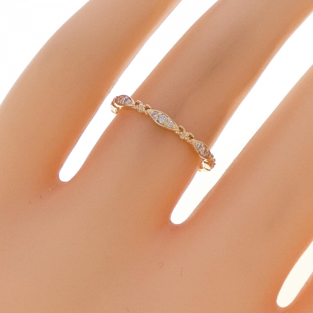 アガット ダイヤモンド リング 0.06CT
