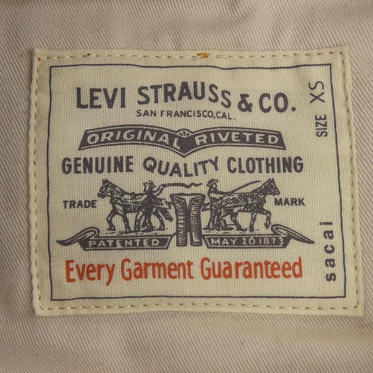 サカイ SACAI LEVI'S リーバイス 25-07781 デニムジャケット