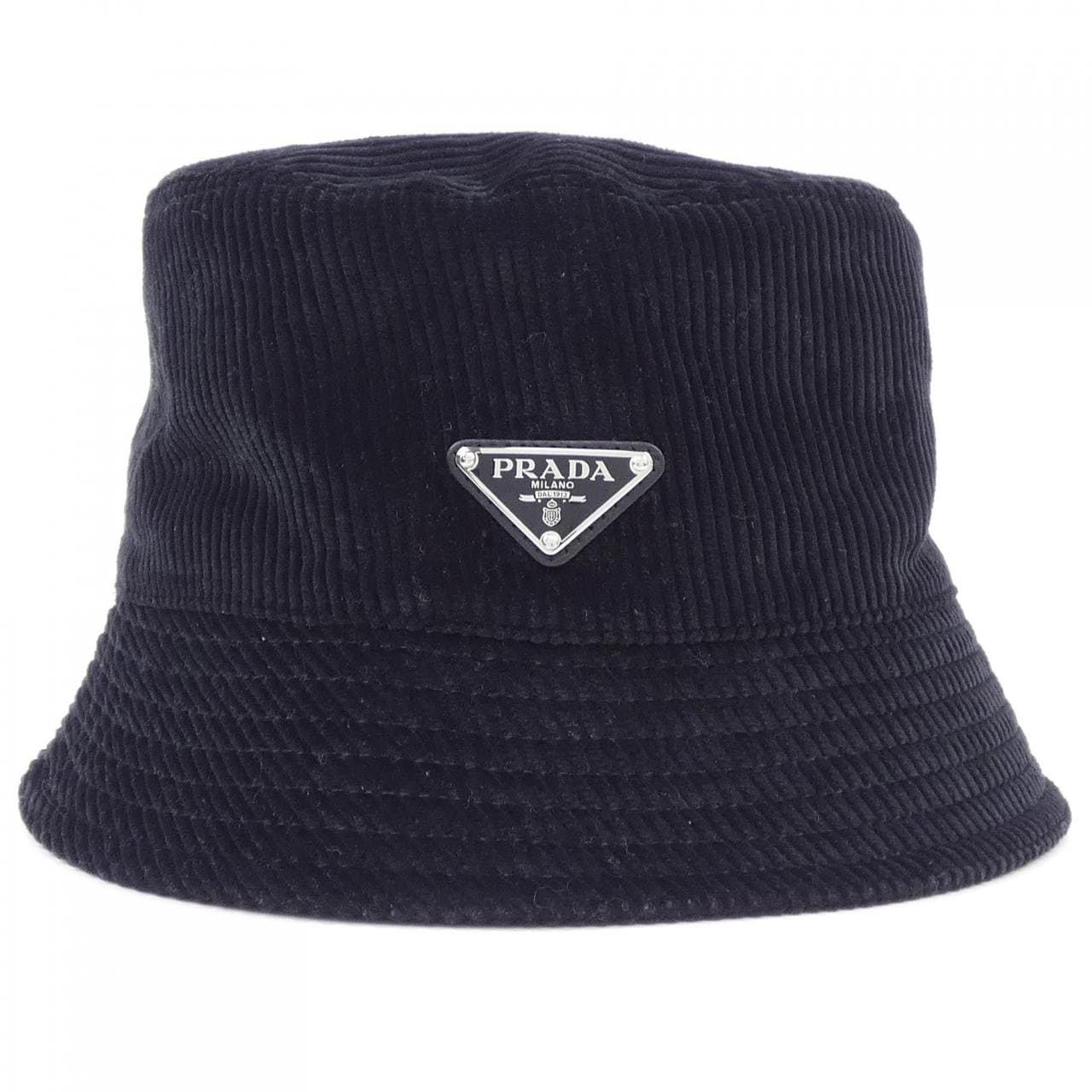 プラダ PRADA トライアングルロゴコードュロイバケット 2HC137 13I4 ハット