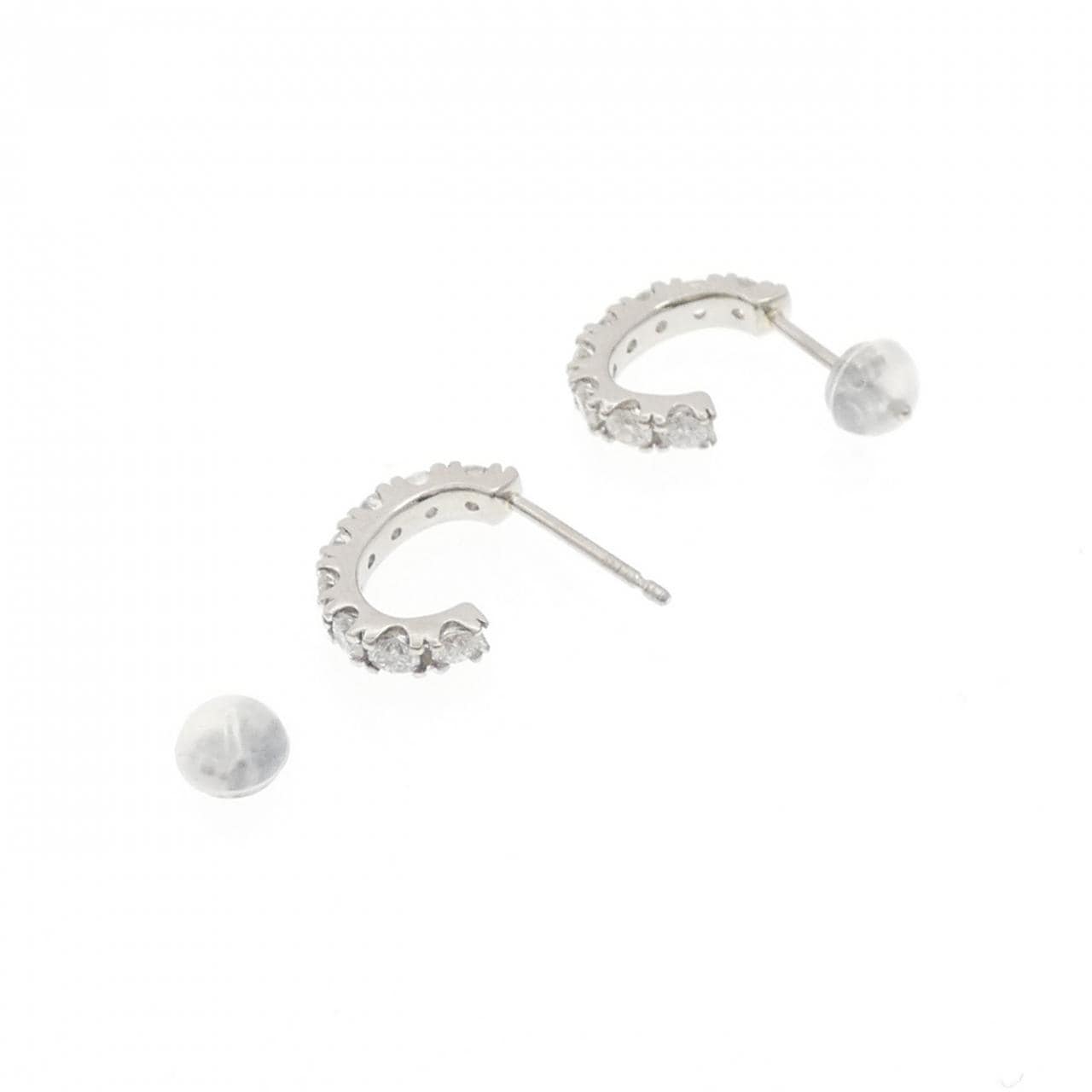 PT900 ダイヤモンド ピアス 1.00CT