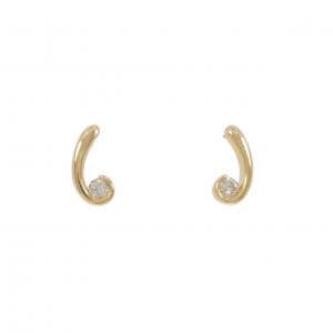 K18YG ダイヤモンド ピアス 0.20CT