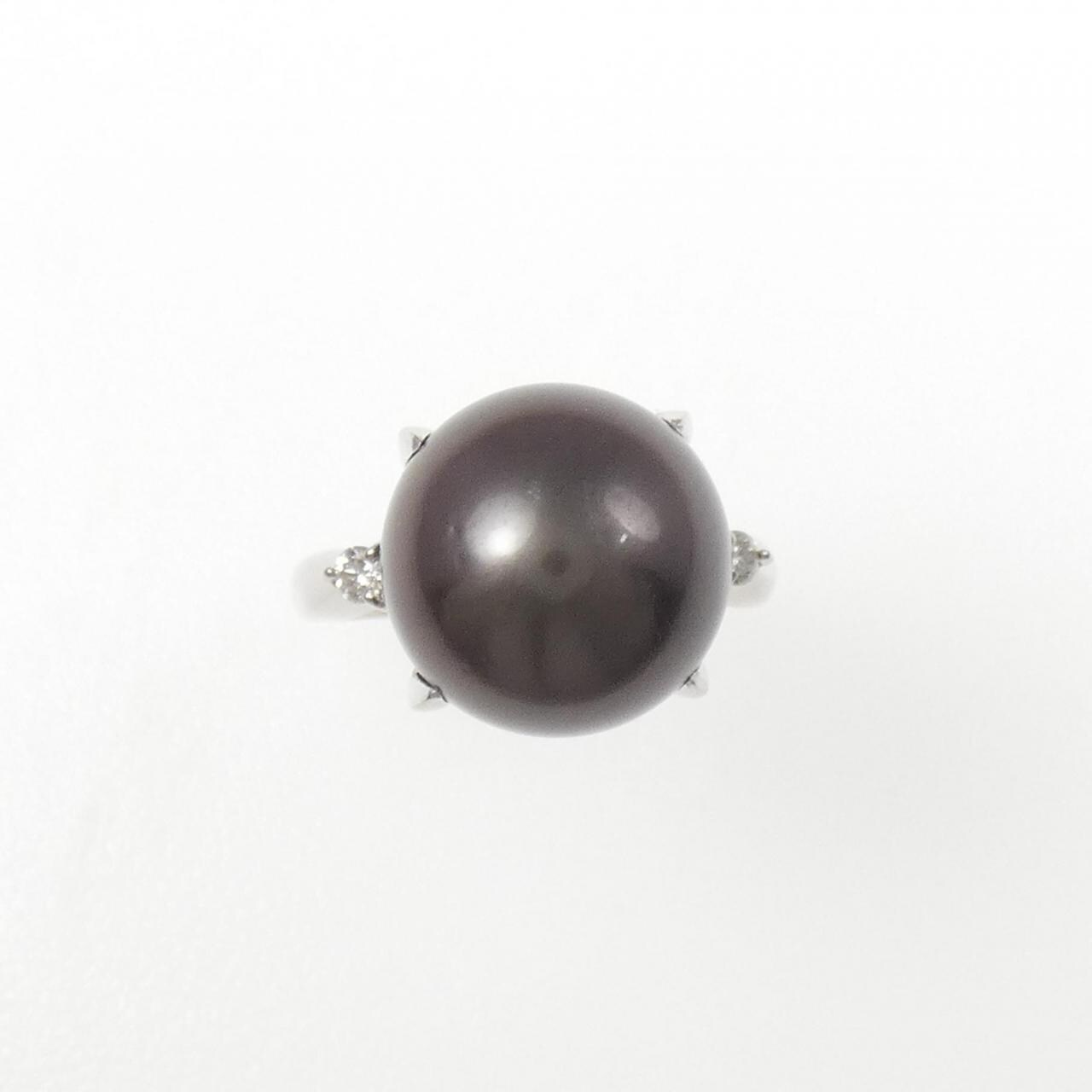 PT900 黒蝶パール リング 12mm