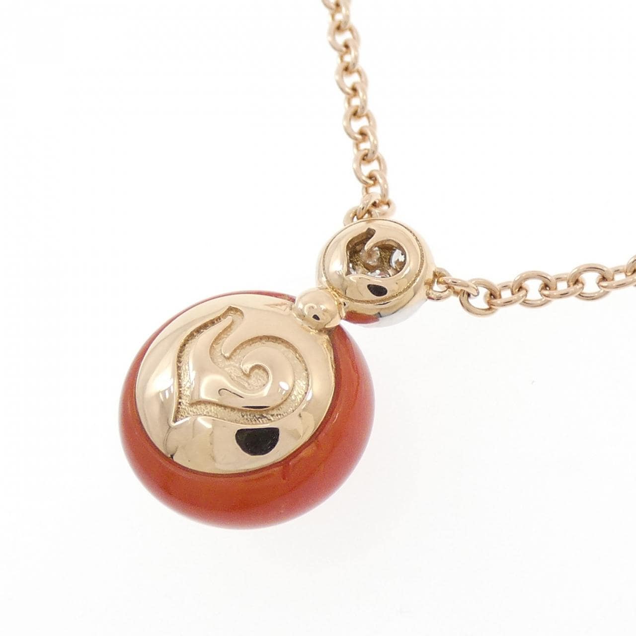 シャンテクレール サンゴ ネックレス