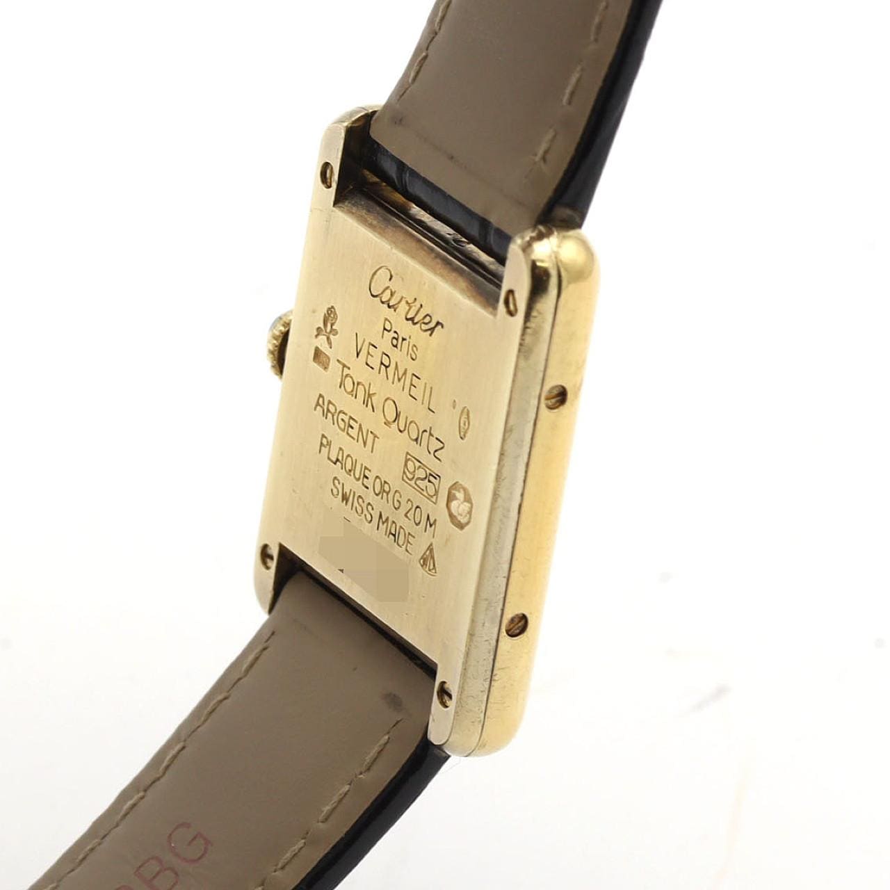 【ノーメンテナンス還元価格】カルティエ マストタンクSM GP W1008354 GP クォーツ
