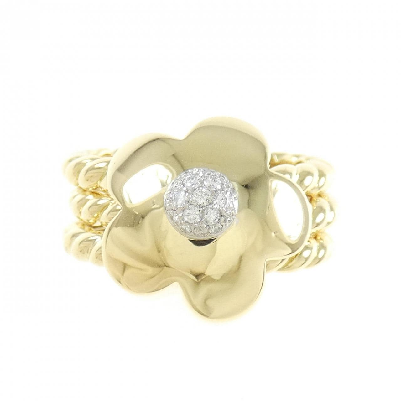 ポンテヴェキオ フラワー リング 0.14CT