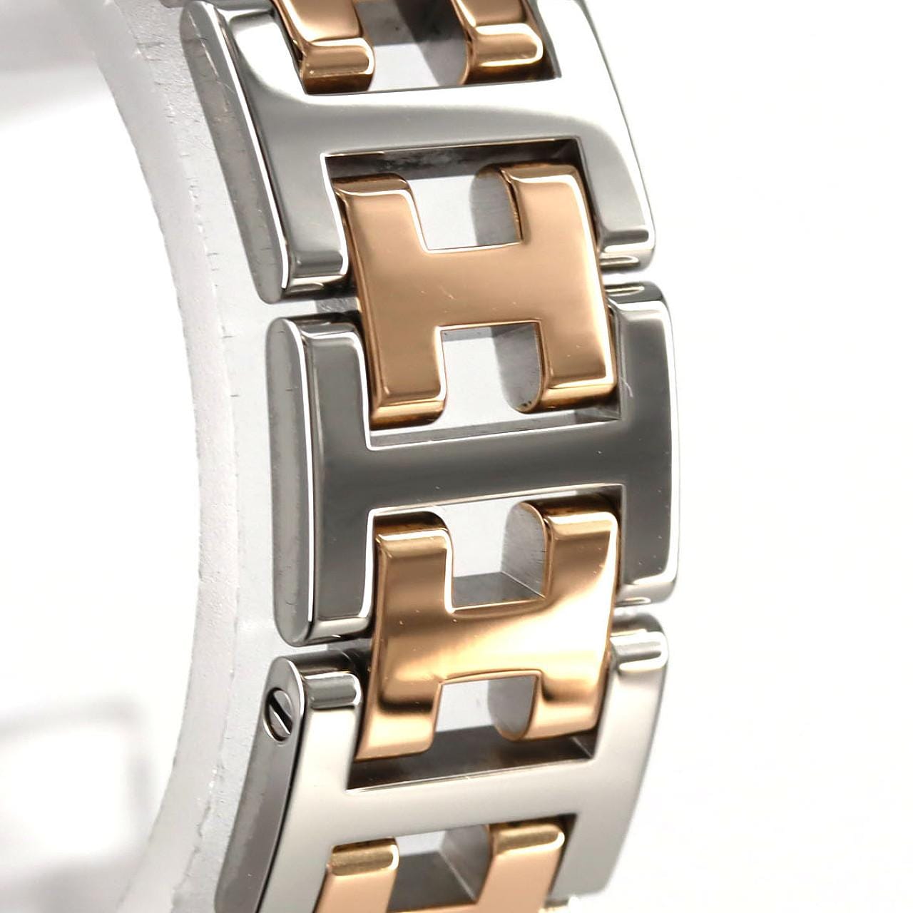 HERMES Clipper Nacre PG two tone/12P CL4.222 SSxGP Quartz