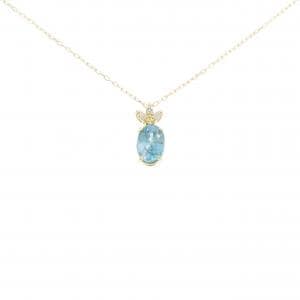K18YG ジルコン ネックレス 1.13CT