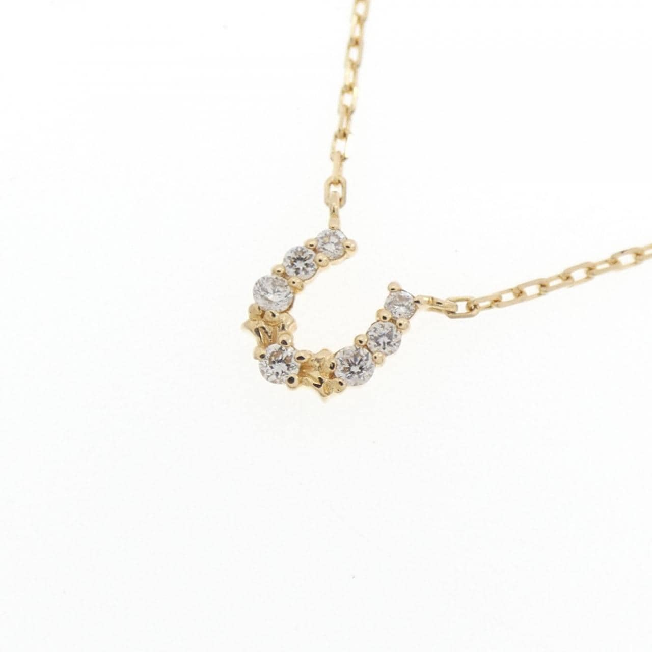 アガット ダイヤモンド ネックレス 0.05CT