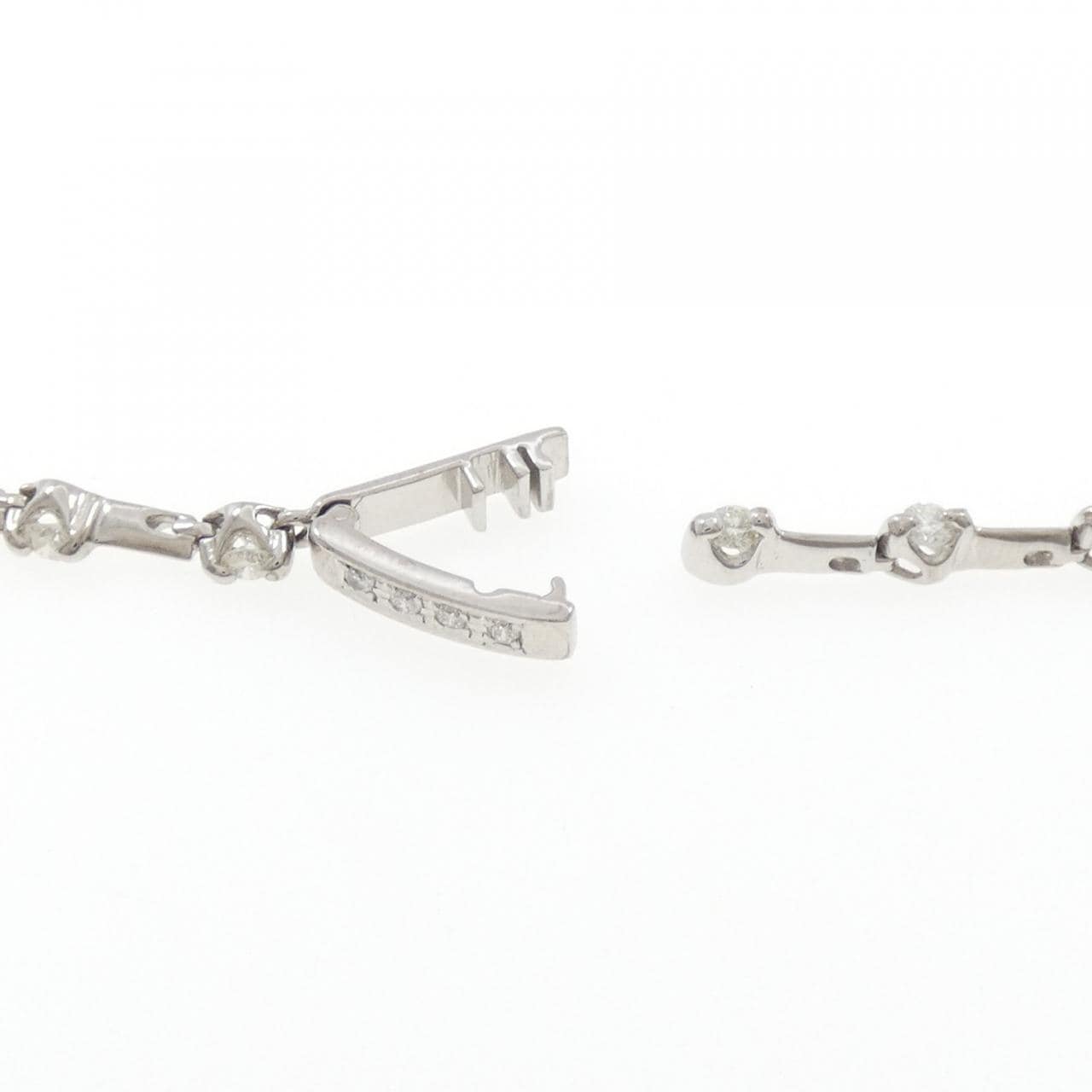 K18WG ダイヤモンド ネックレス 3.00CT