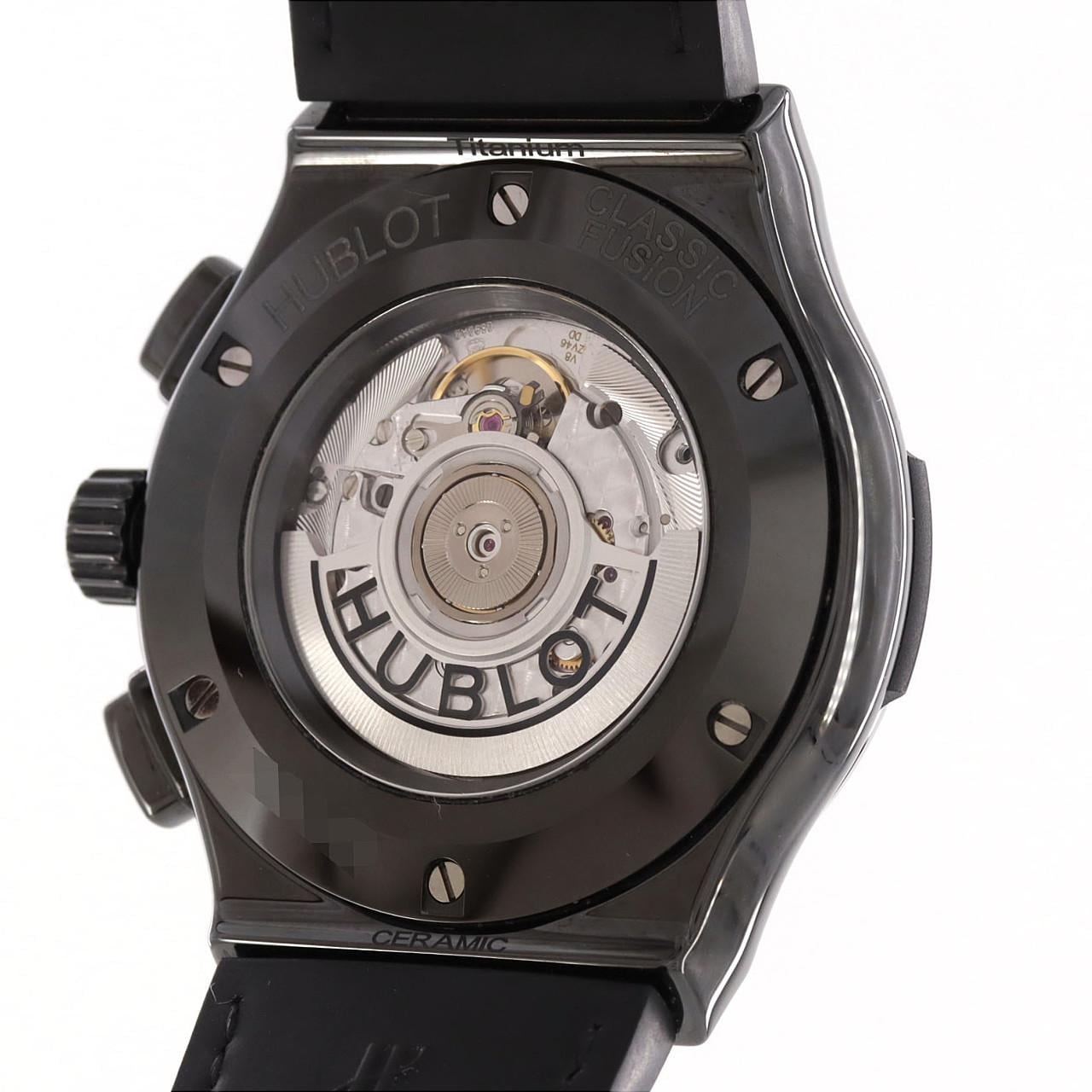 ウブロ クラシックフュージョンアエロフュージョンクロノグラフブラックマジック 525.CM.0170.LR セラミック 自動巻