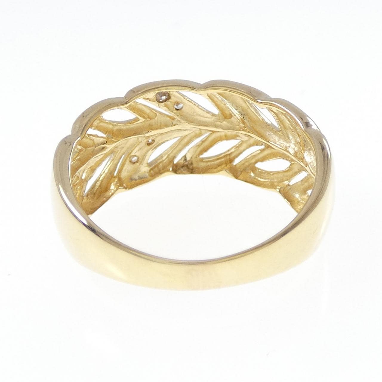 K18YG ダイヤモンド リング 0.02CT