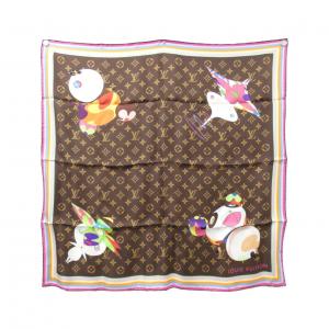 ルイヴィトン モノグラム(LV X TM) カレ スーパー フラット 70cm M96274 スカーフ