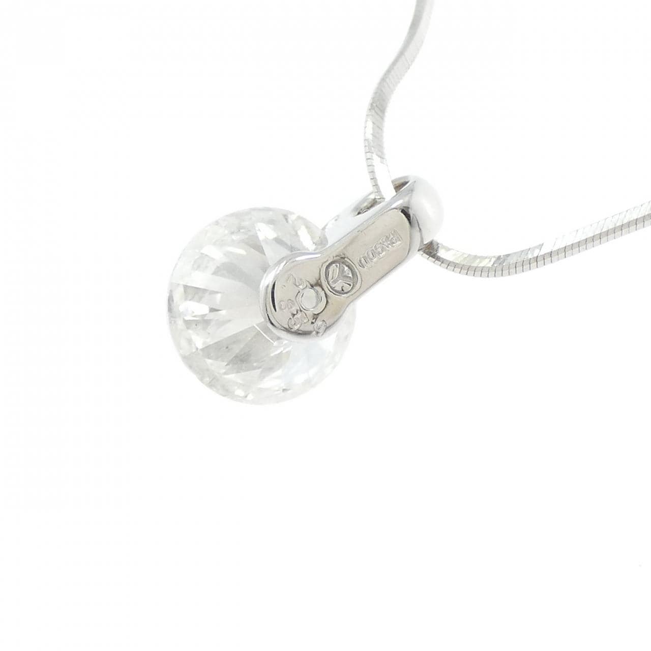 PT900/PT850 ソリティア ダイヤモンド ネックレス 2.359CT