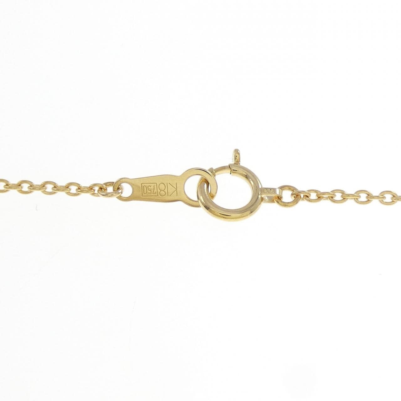 K18YG ダイヤモンド ネックレス 0.20CT