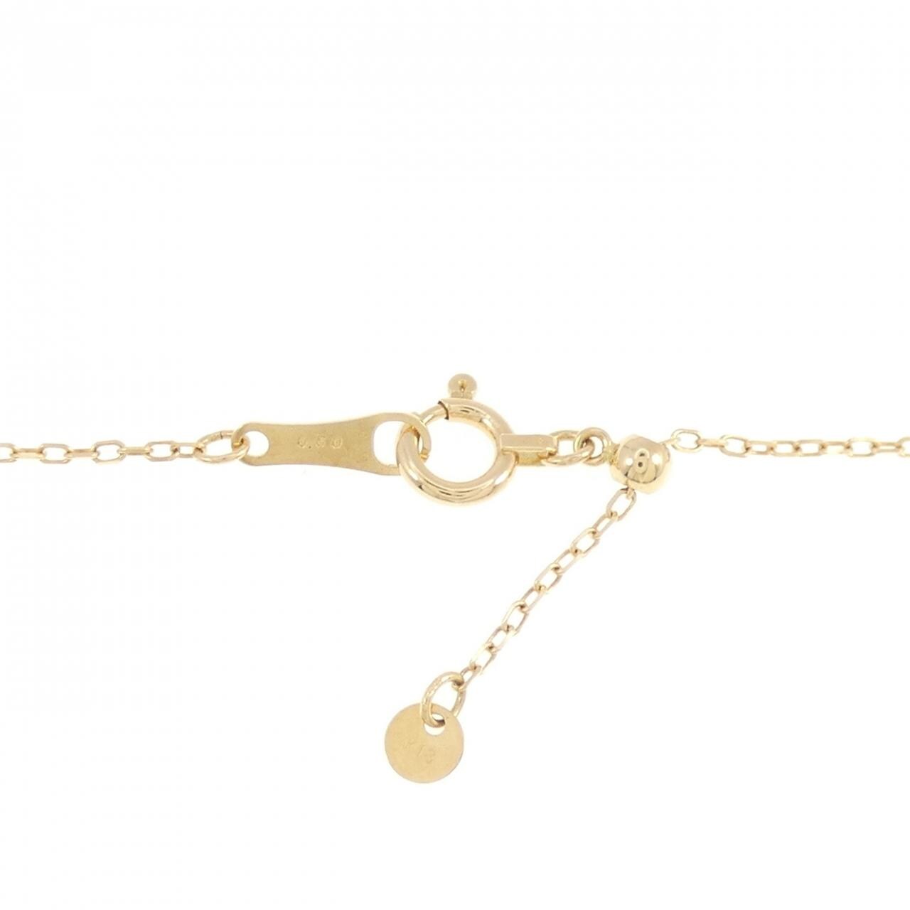 [BRAND NEW] K18YG Diamond necklace 0.50CT