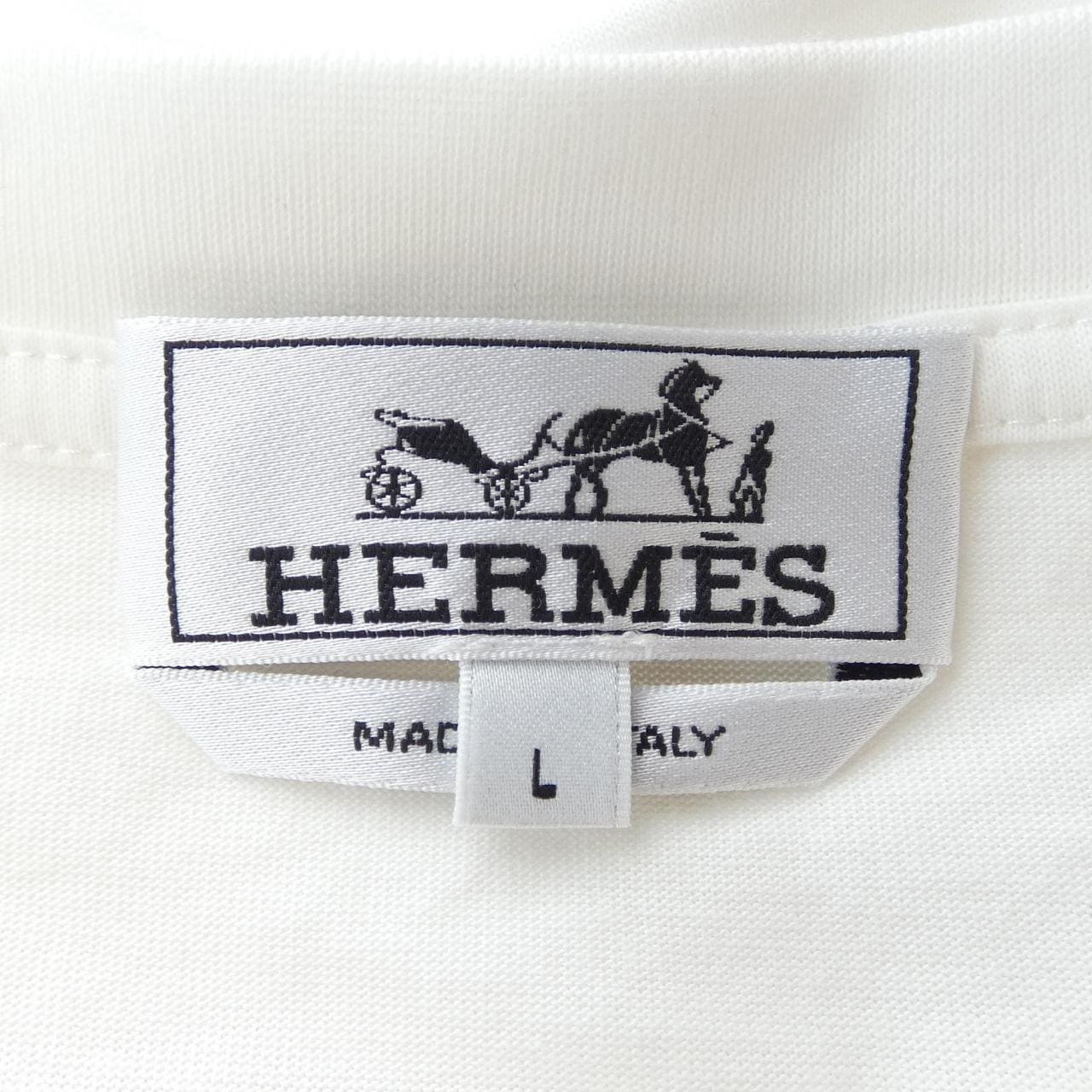 エルメス HERMES シュヴォー アン シンメトリー　CHEVAUX EN SYMETRIE H357925 Tシャツ