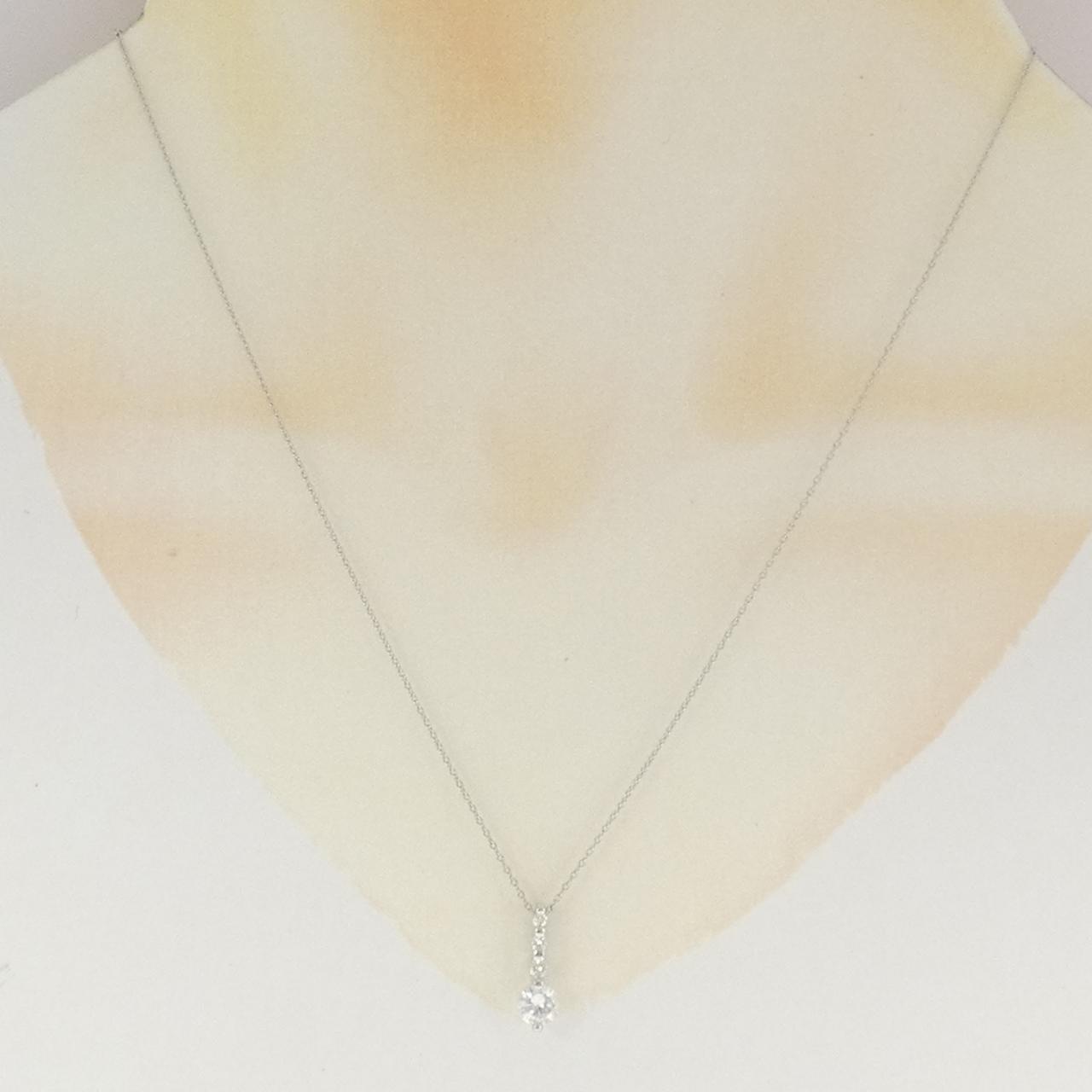 PT900/PT850 ダイヤモンド ネックレス 0.459CT