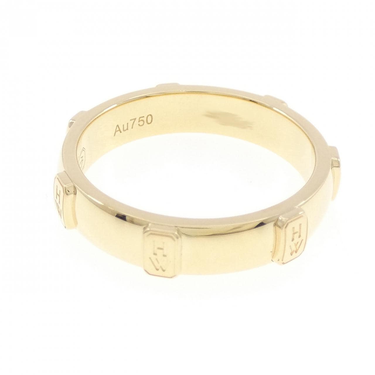 ハリーウィンストン HWロゴ リング