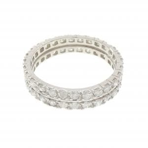 PT900 フルエタニティ ダイヤモンド リング 1.50CT