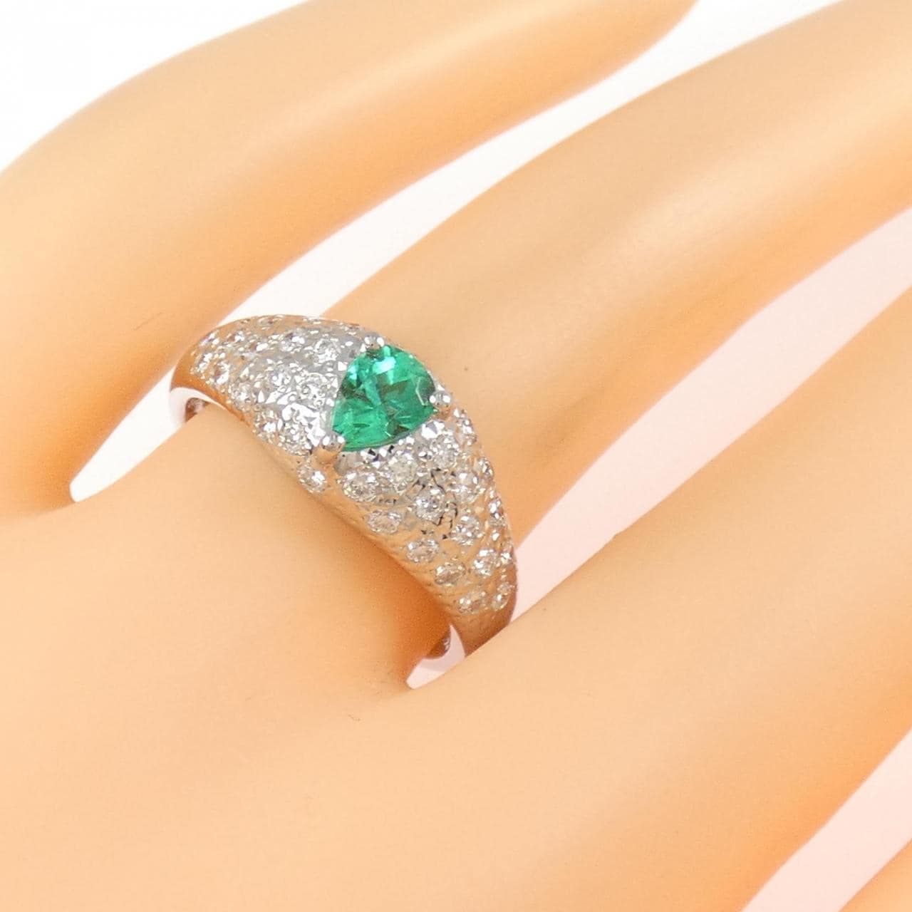 タサキ パライバトルマリン リング 0.43CT