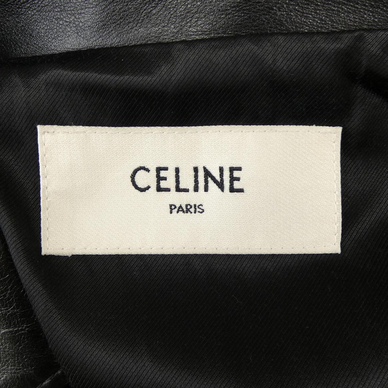 セリーヌ CELINE クラシックバイカージャケット 2E158599E レザーライダースジャケット