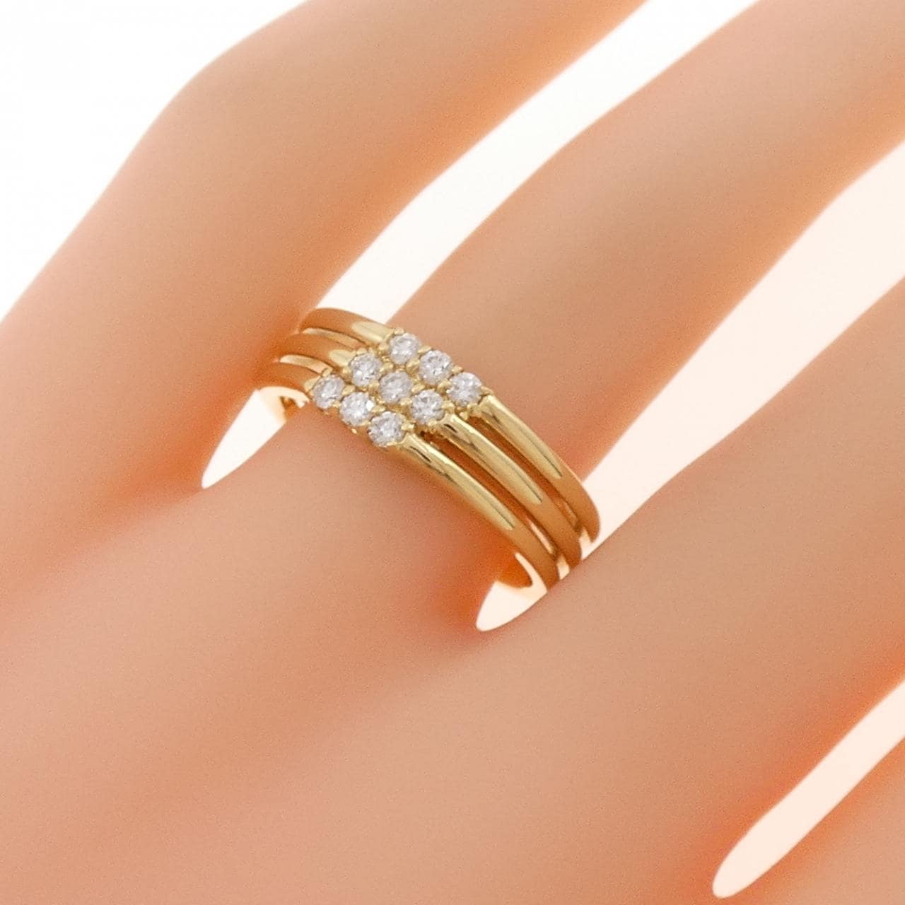 コンコルド ダイヤモンド リング 0.22CT