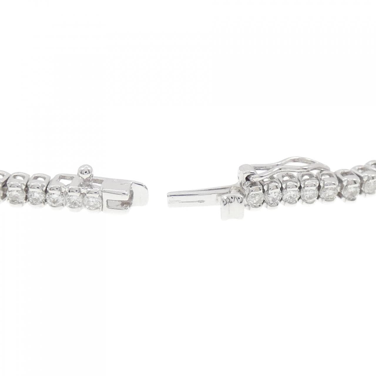 K14WG ダイヤモンド ブレスレット 1.81CT