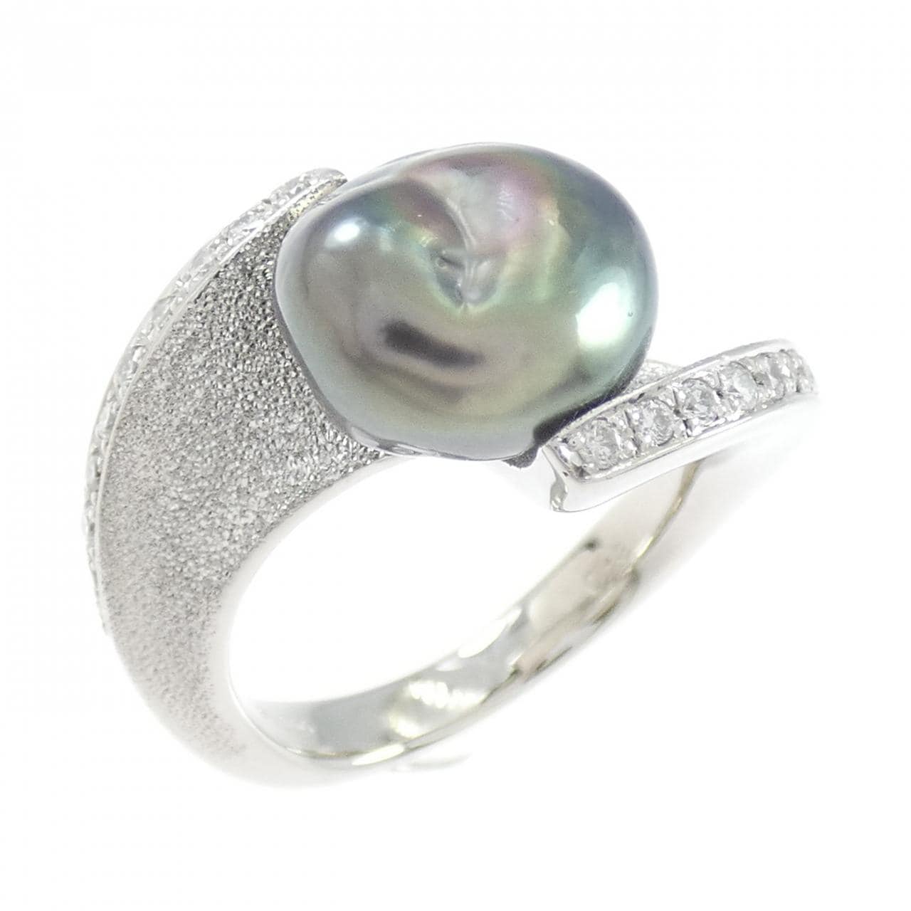 PT900 黒蝶パール リング