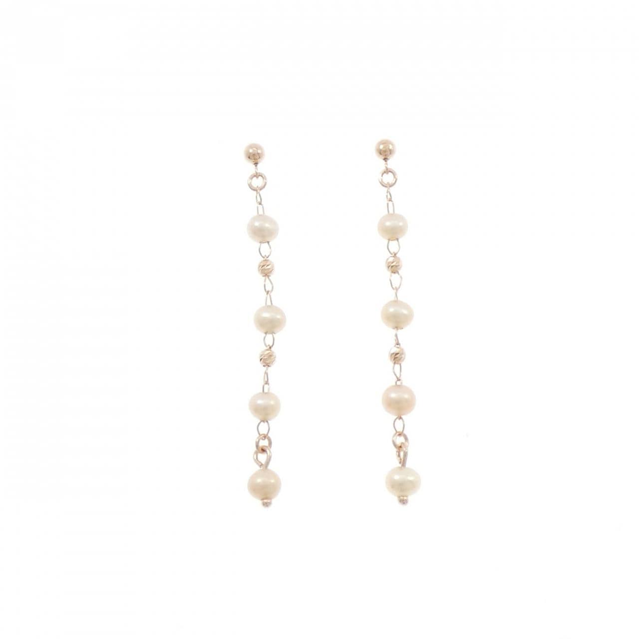 K10PG 淡水パール ピアス