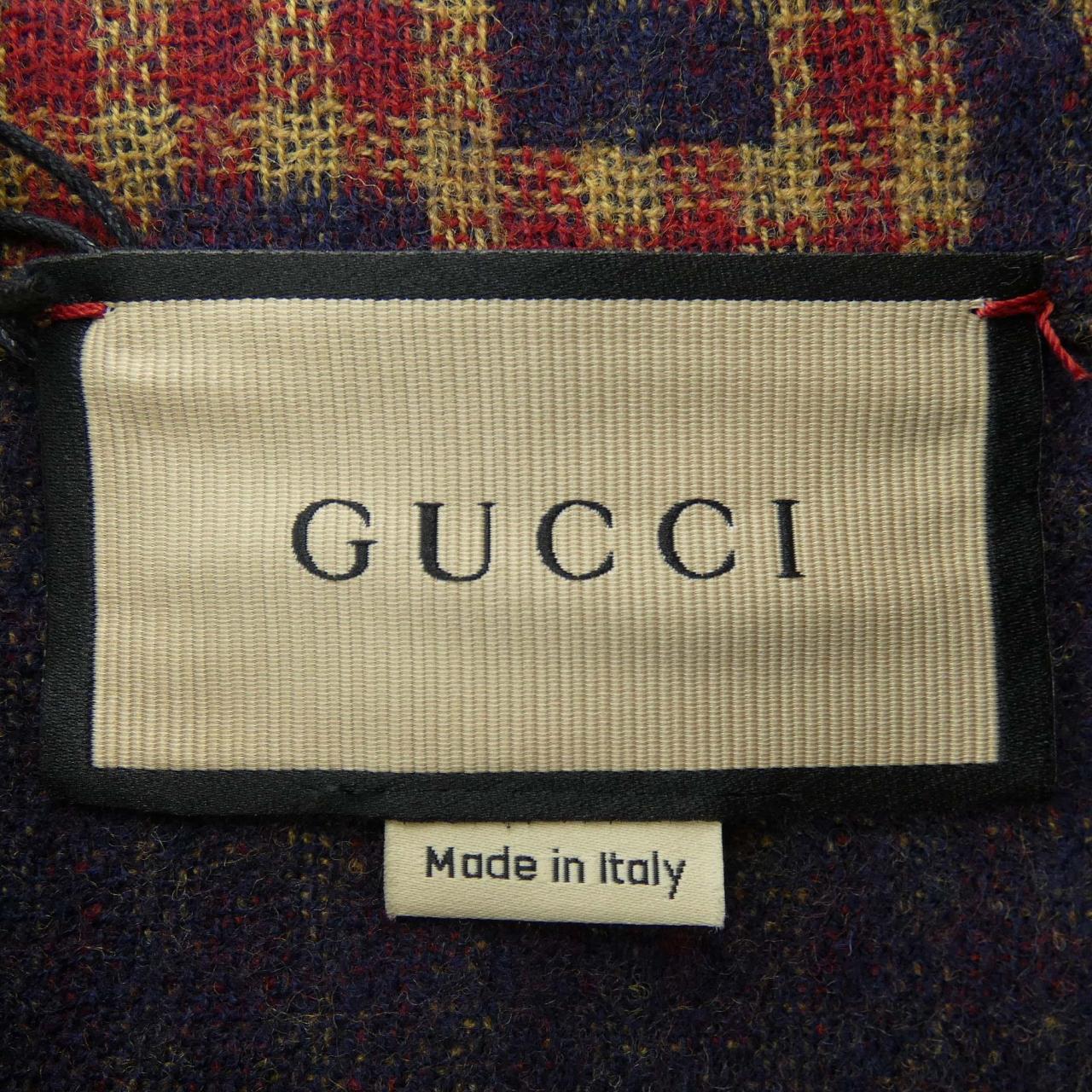 グッチ GUCCI マキシ GG ギンガム ウール シャツ 756842 ZAOBM シャツ