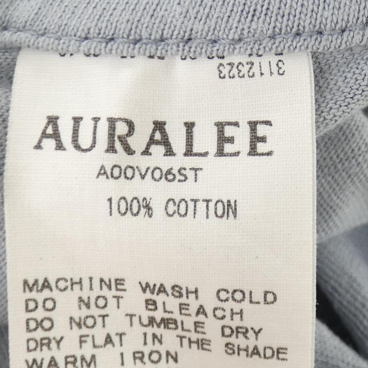 オーラリー AURALEE A00V06ST Tシャツ