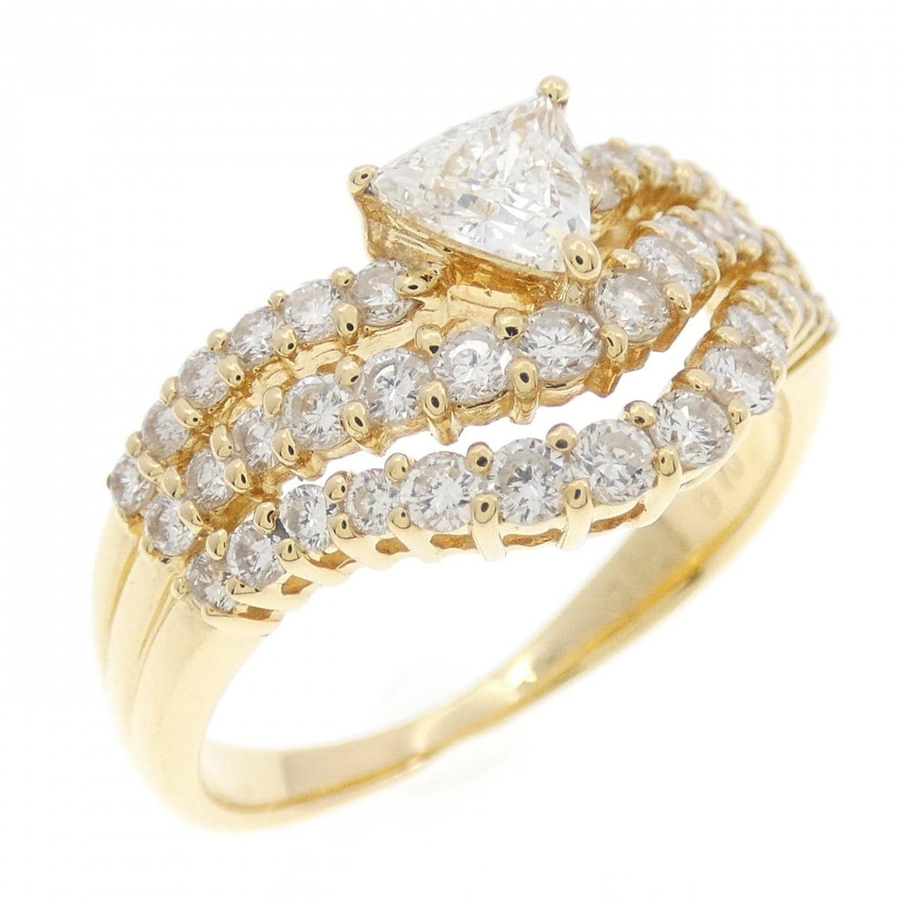 K18YG ダイヤモンド リング 0.300CT