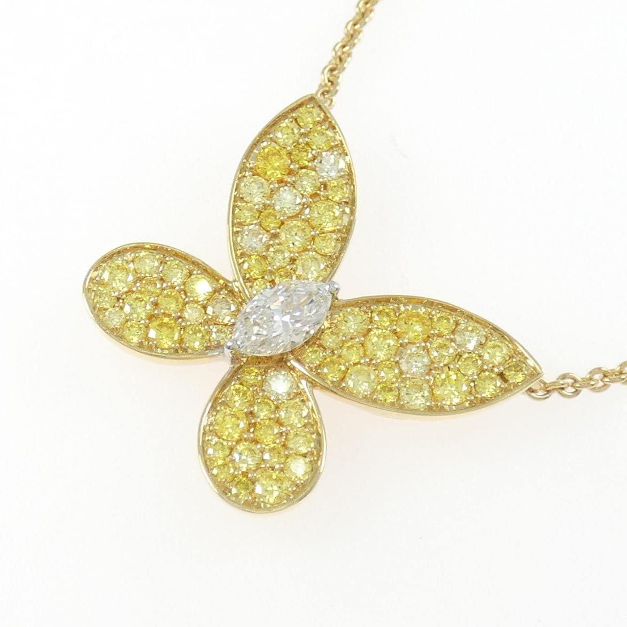 グラフ バタフライ ネックレス