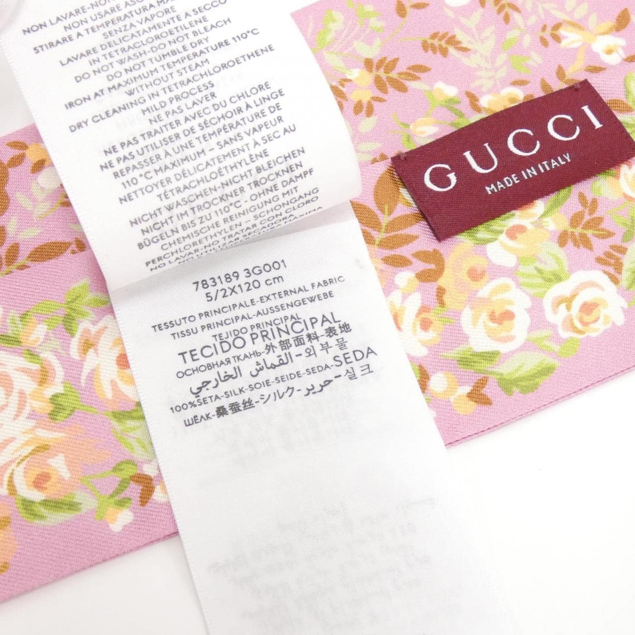 [未使用品] Gucci 783189 3G001 围巾