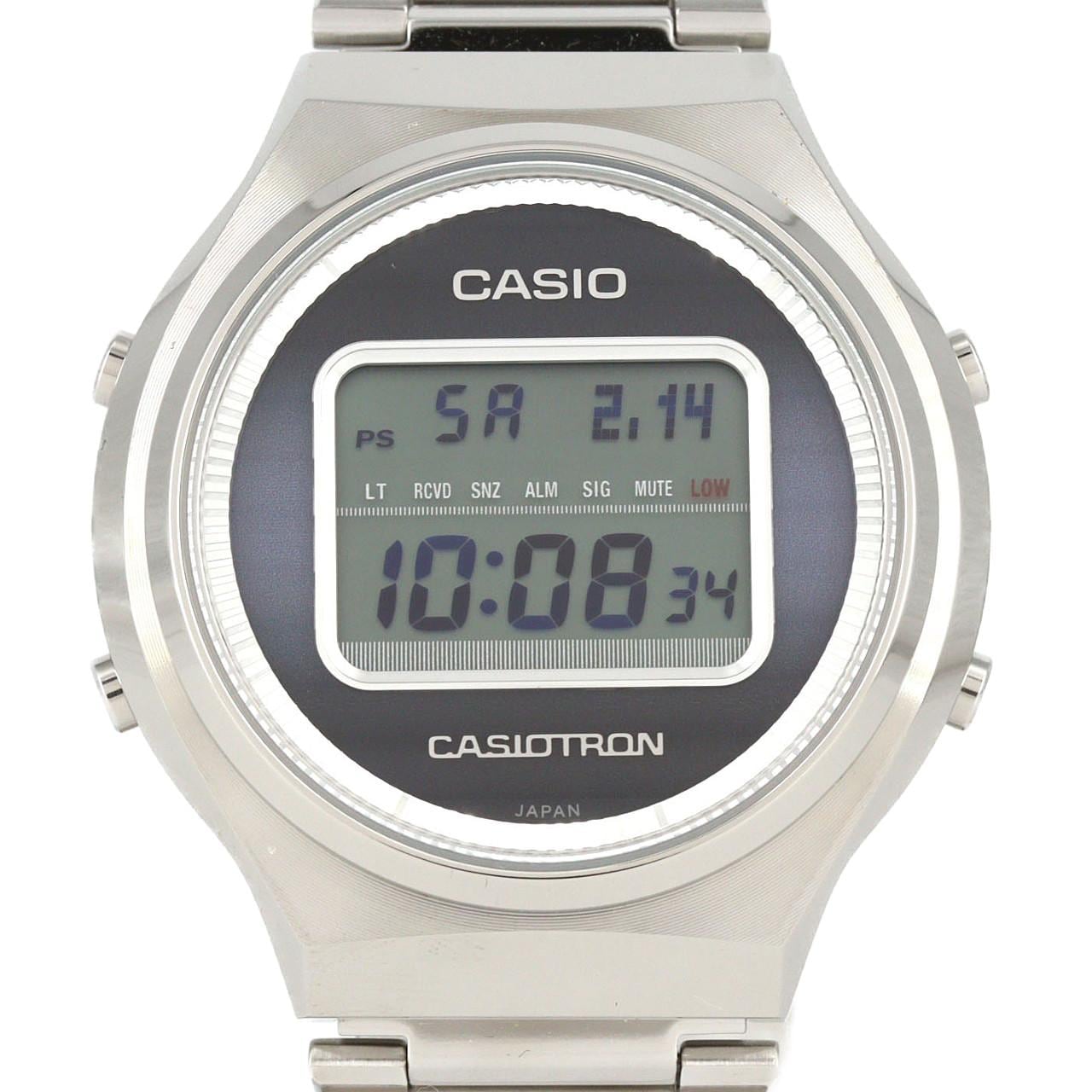 カシオ カシオトロン 電波時計 LIMITED TRN-50-2AJR SS ソーラークォーツ