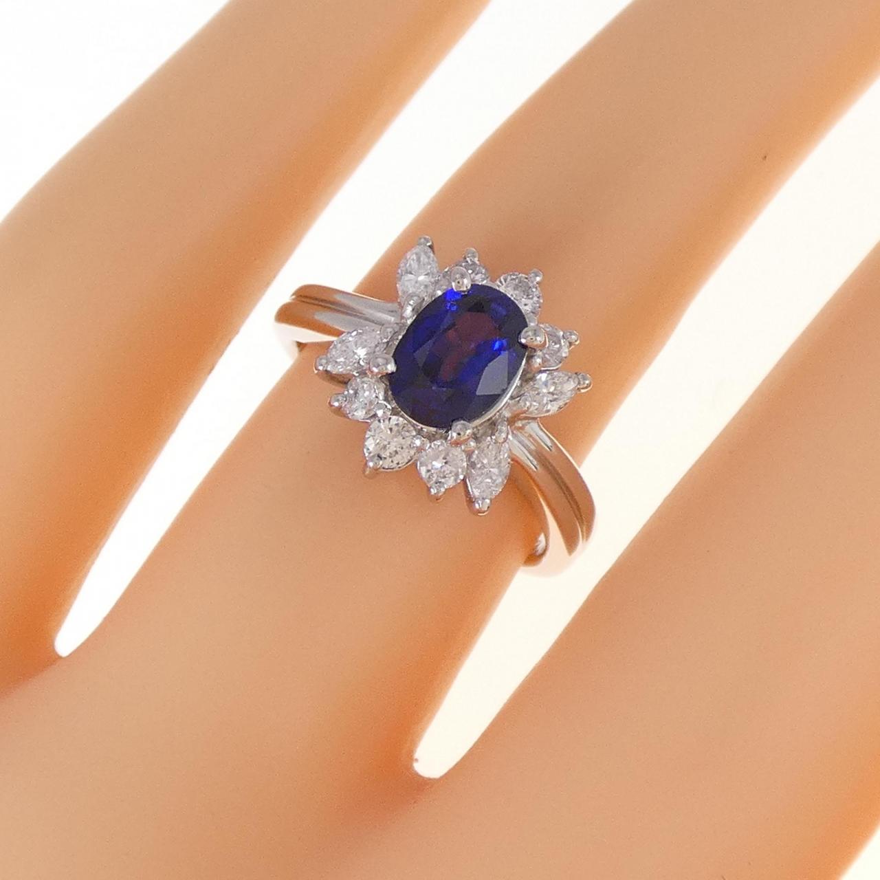 PT サファイヤ リング 1.02CT