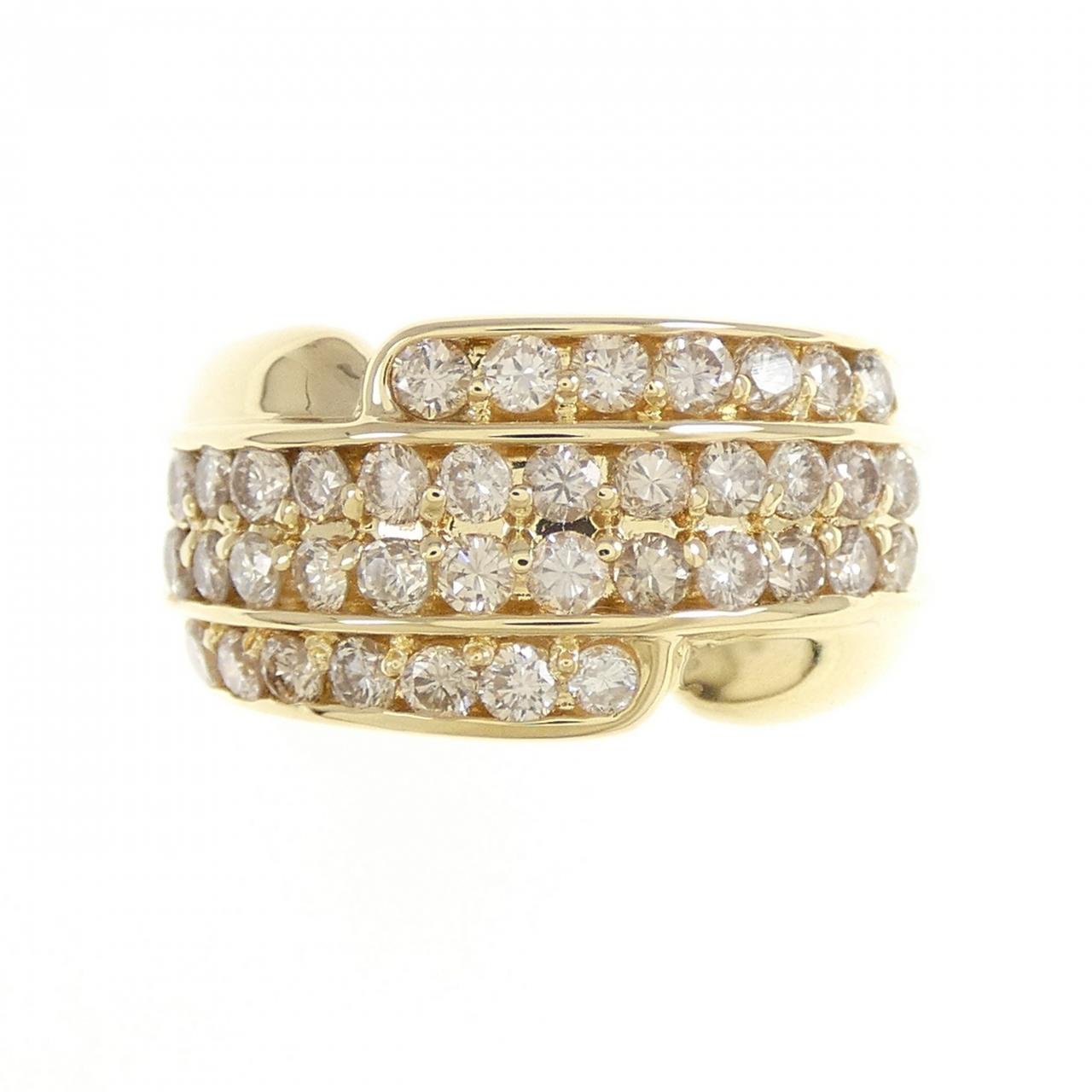 K18YG ダイヤモンド リング 1.25CT